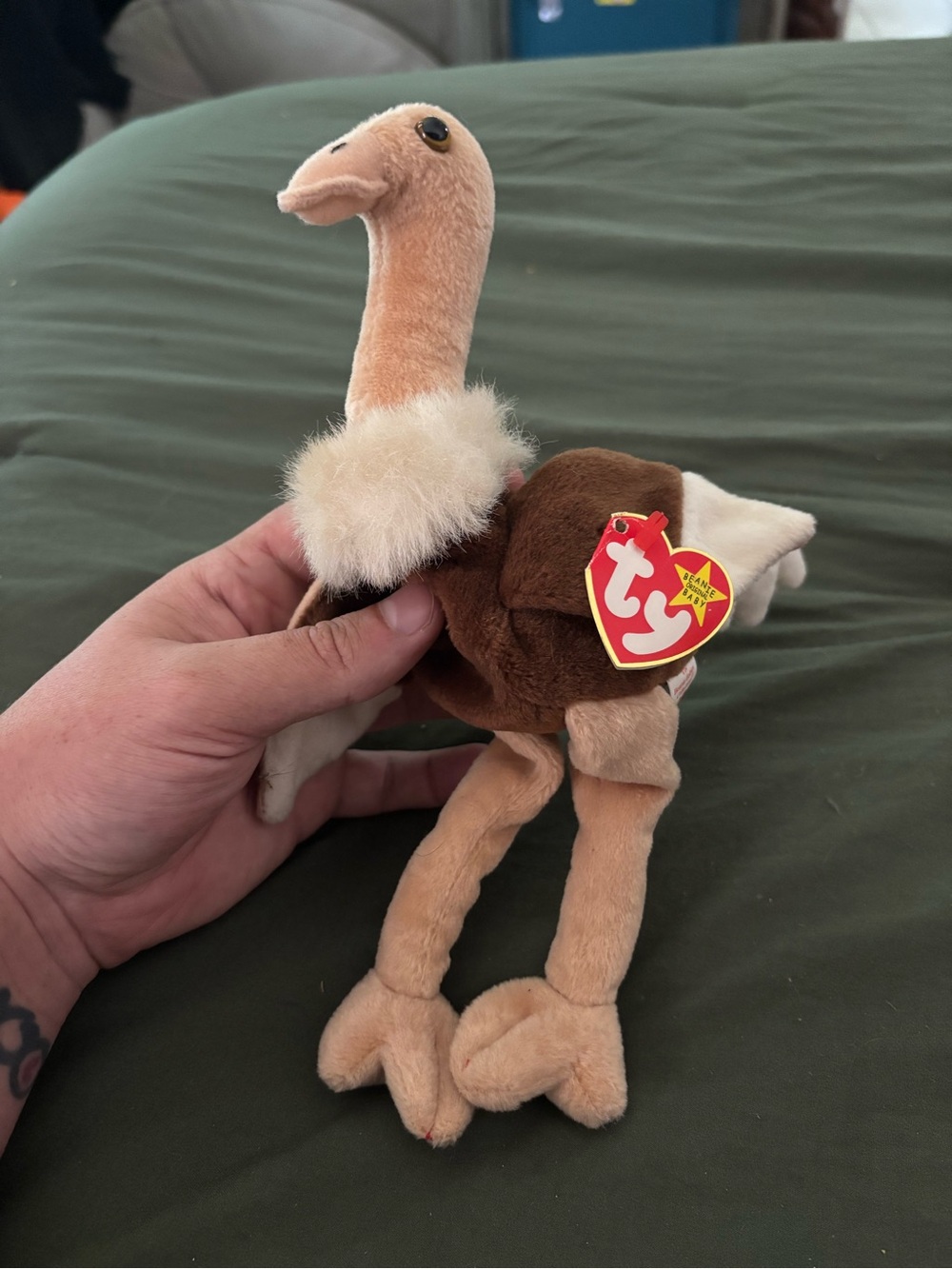 TY Beanie Baby – STRETCH the Ostrich From The Treasure House